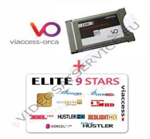 CAM VIACCESS + ELITE 9 STARS VIACCESS 9 CANALI